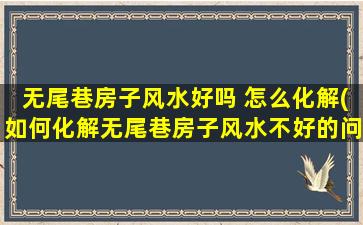 无尾巷房子风水好吗 怎么化解(如何化解无尾巷房子风水不好的问题及注意事项)